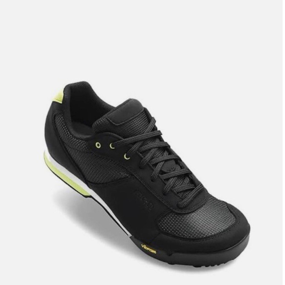 Giro Petra VR Womens Cycling‎  Shoes Black Wild Lime Size 7.5 US
